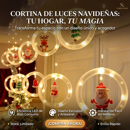 Cortina De Luces Navidenas Multi Estilo