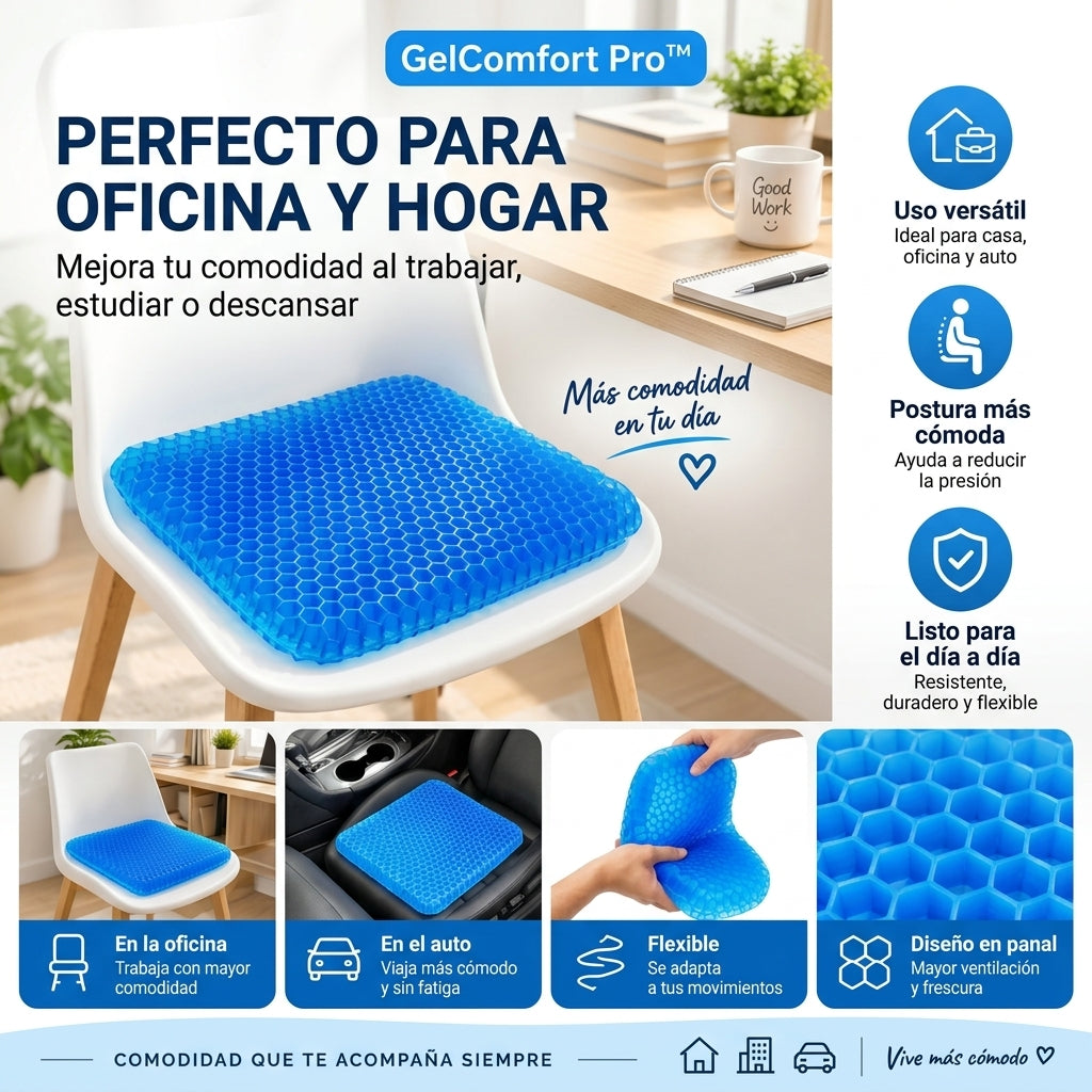 Cojin De Huevo Suave De Gel Flexible🔥