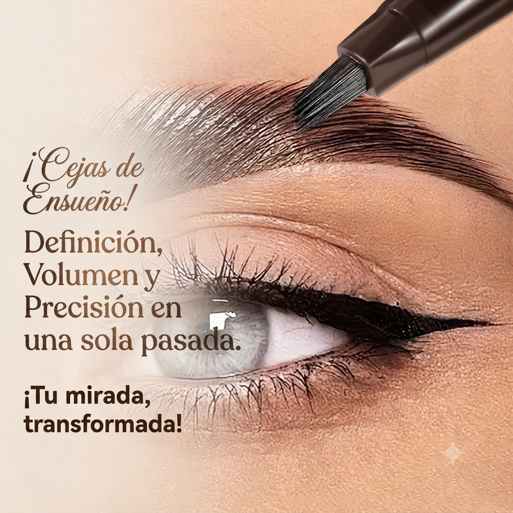 1+1 Gel BrowGlue, Gel de cejas 😉teñido de sujeción extrema 2x1👉🏻🔥