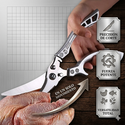 Tijera Acero KitchenPro: precisión, fuerza y versatilidad en tu cocina