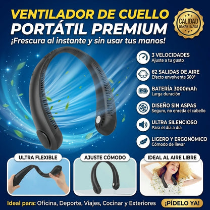 💨Ventilador Portatil Para Cuello Articair😯🧏🏻‍♀️