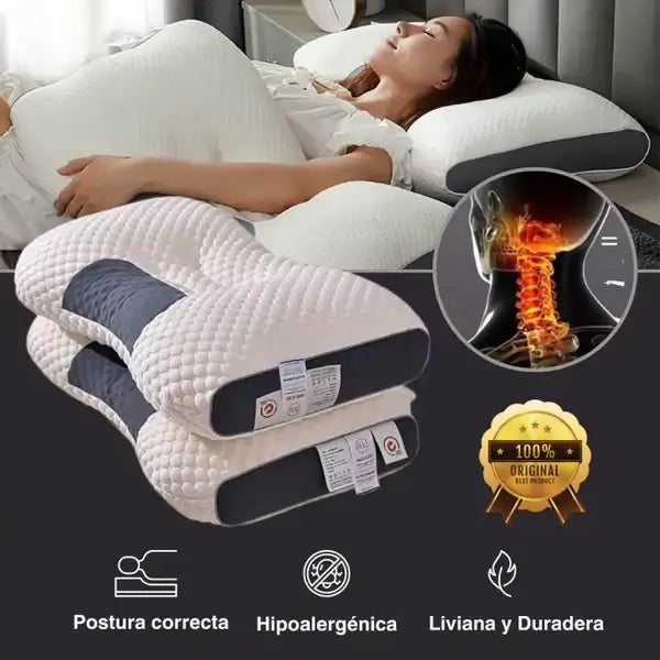 Almohada ortopédica para el contorno del cuello