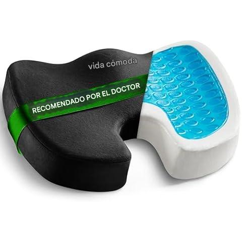 ERGOCOJIN RELAX  COJÍN GEL VISCOELÁSTICO PREMIUM CON SOPORTE LUMBAR